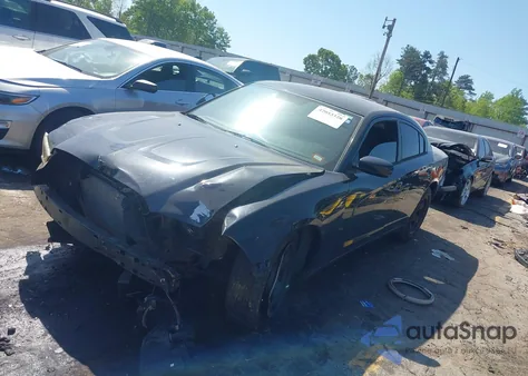 2011 Dodge Charger Police из США, поврежденный, VIN 2B3CL1CG8BH556463